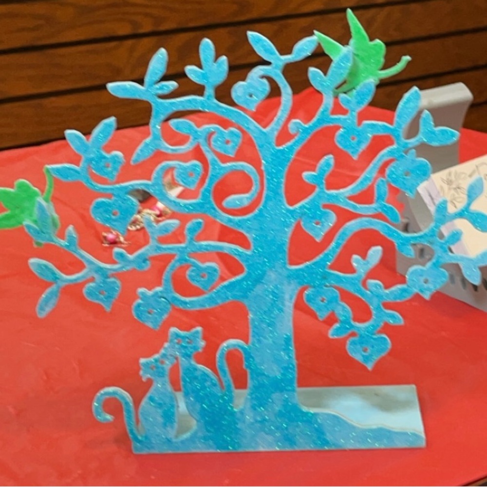 Hand Painted Tinkerbell 3D Jewerly Tree
